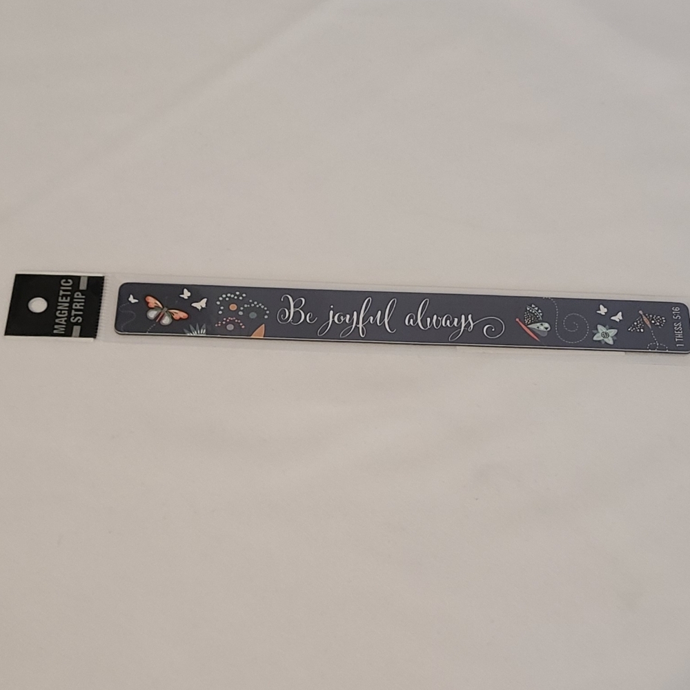 Magnet Strip Be Joyful Always Scripture